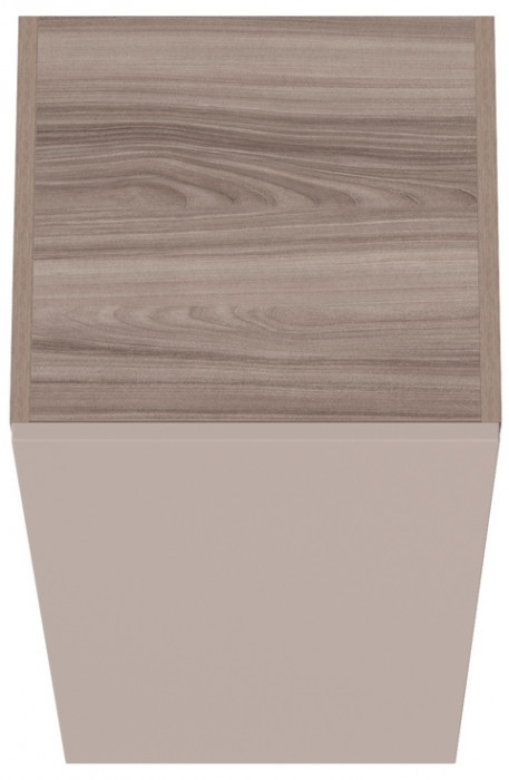 Роквуд Шкаф навесной 16.322.01, цвет корпус ДСП эмили блаш/фасады МДФ крем, ШхГхВ 38,4х36,6х90 см., универсальная сборка