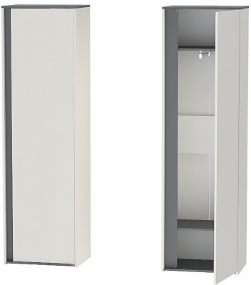 Иннэс 12 Шкаф (Графит / Миндаль)