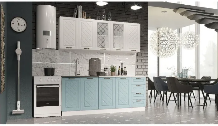 Кухня МДФ Агава 2000, Лиственница светлая