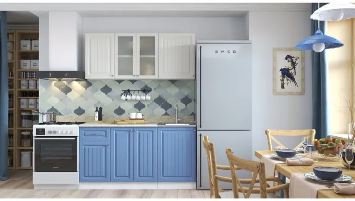 Кухня МДФ Хозяюшка 1500, Мускат