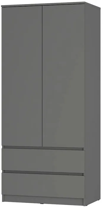 Симпл ШК-03 шкаф 2-х створчатый графит