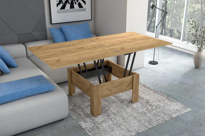 Стол Трансформер, Дуб Крафт Золотой