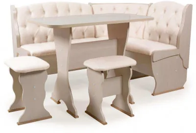 Кухонный набор Орхидея Люкс бодега светлый/крем