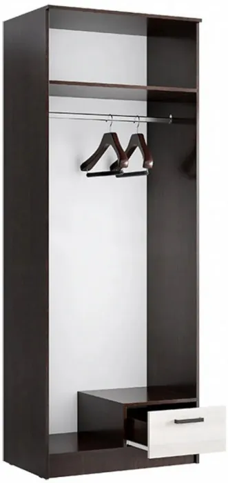 Адель Шкаф 0,8 платяной, Венге/лоредо