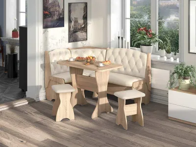 Кухонный набор Орхидея Люкс дуб сонома/крем