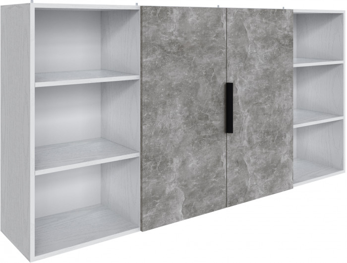 Полка навесная Мадрид ПН-2 (1,8) белый/ателье светлое