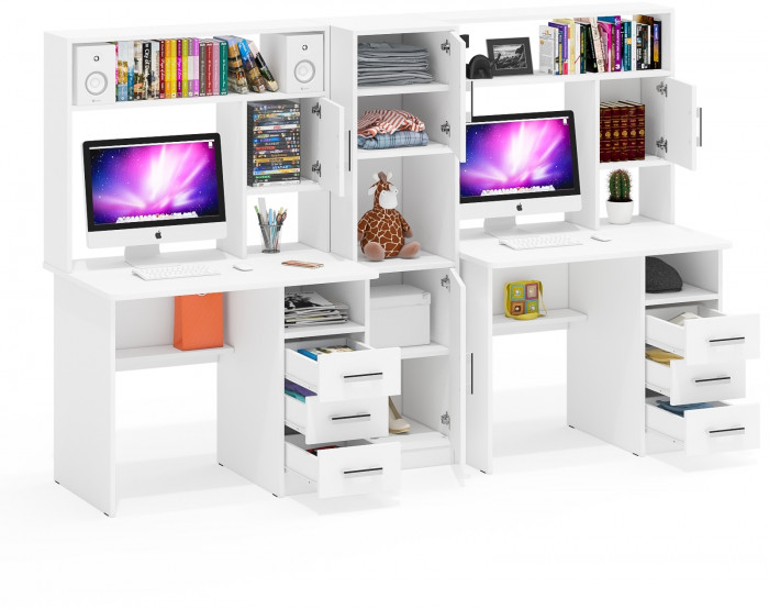 С-МД-СК9 Компоновка № 04, белый шагрень