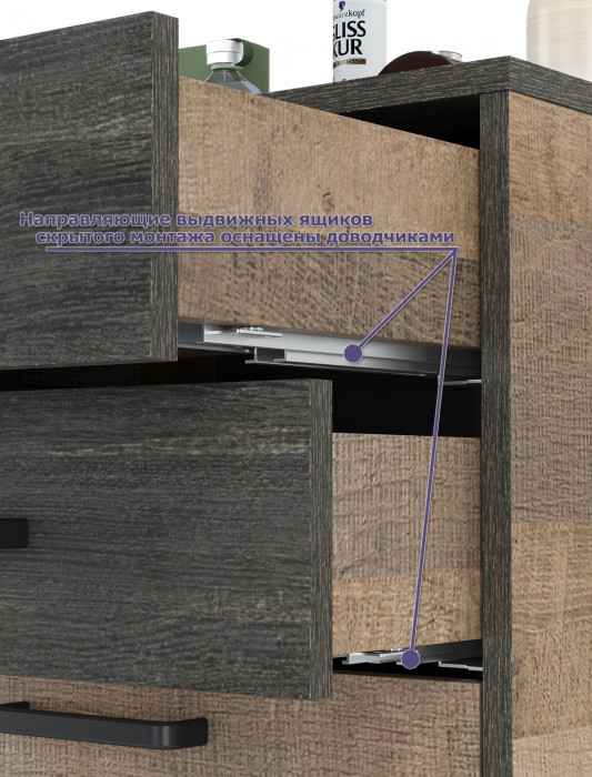 Трувор Прихожая 172, цвет дуб гранж песочный/интра, ШхГхВ 159х37х195 см., универсальная сборка