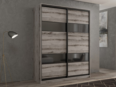 Шкаф-купе Кааппи 7 Эвок Окаменелый 150х60х230 см