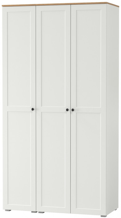 Остин Набор шкафов 01, цвет белый шагрень/дуб крафт золотой, ШхГхВ 120х54,3х229,6 см., универсальная сборка