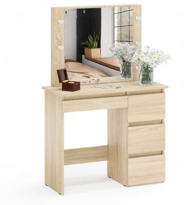 Стол косметический с подсветкой Сура, дуб сонома