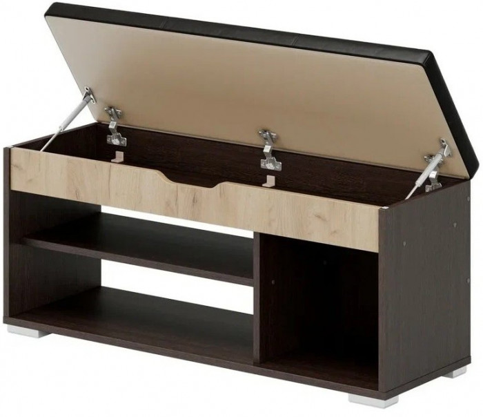 Эва Банкетка БК-001 (Венге / Дуб золотой)