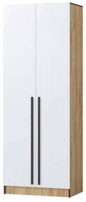 Шкаф Бастион ЛДСП 0,8 (Крафт золотой / Белый древесный)