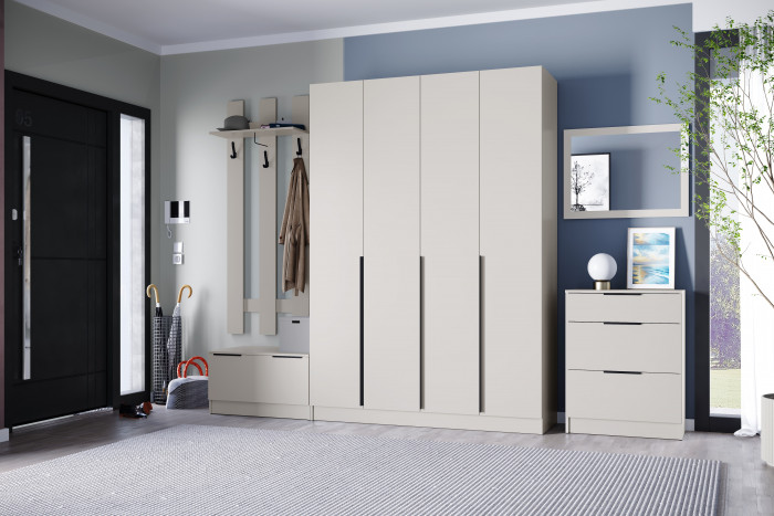 Набор мебели для прихожей "Мадрид", Кашемир