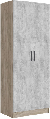 Шкаф Вегас 800, Дуб крафт серый/Цемент
