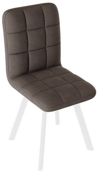 Франк ДП 2-17 Стул (паук) (Черный матовый/Микровелюр Серый)