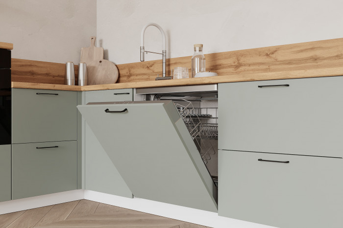 КГ Угловой 1500х2850 (с пм) Эмаль, Олива  Арника РМ в.3