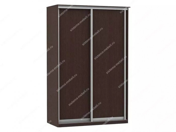 Шкаф купе Модерн 1490х450 2-х дверный 2-х секционный глухой венге