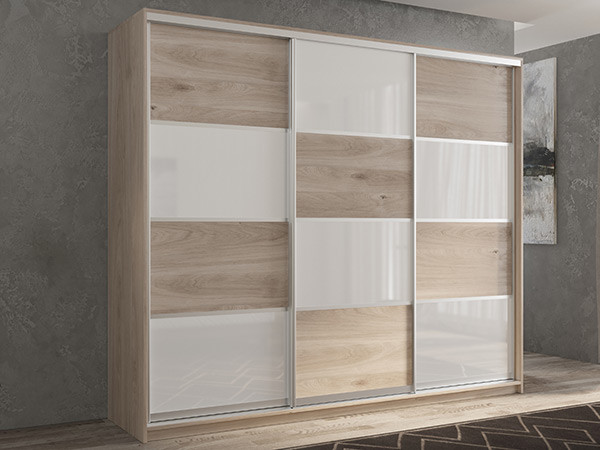 Шкаф-купе Кааппи 14 Кастелло Серый 180х60х230 см