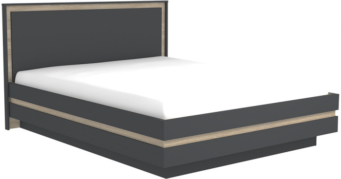 Кровать с основанием 1800 Анона, антрацит
