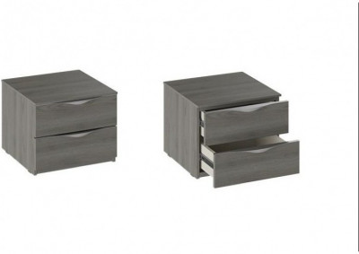 Либерти ТД-297.03.02 Тумба прикроватная с 2 ящиками (Хадсон)