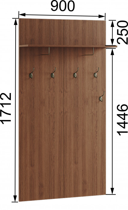 Ливорно Вешалка ЛВ-31 орех донской