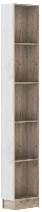 Руэлла Торцевое завершение дуб крафт серый/дуб крафт белый