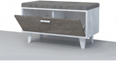 Эго Обувница ОБ-1 НГ (Камень Темный/Бетон Светлый)