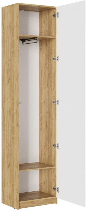 Модульная прихожая Роджина, композиция 1 (Графит, Дуб Крафт Золотой)