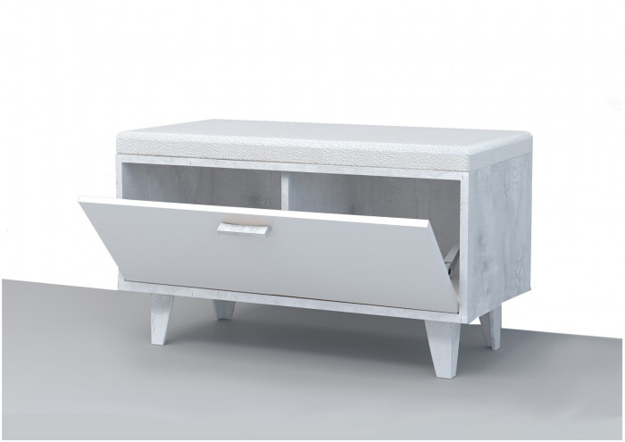 Эго Обувница ОБ-1 НГ (Камень Темный/Дуб Крафт Золотой)