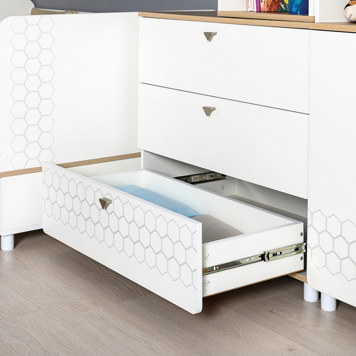 Эйп Детская № 1, белый/дуб белый