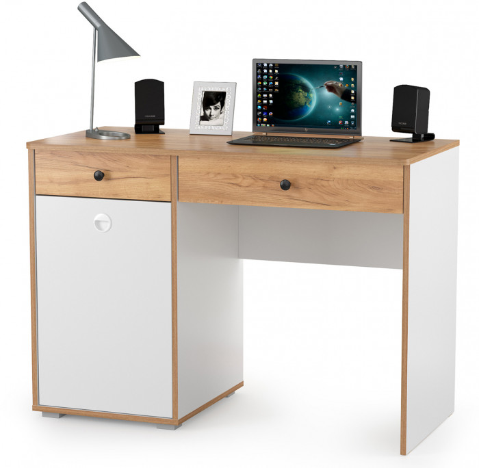 Вуди Компоновка № 17, белый премиум/дуб крафт золотой