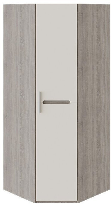 Фьюжн ТД-260.07.03 Шкаф угловой (Белый глянец, Венге Линум)