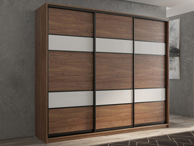 Шкаф-купе Кааппи 8 Морское Дерево Винтаж 180х45х230 см