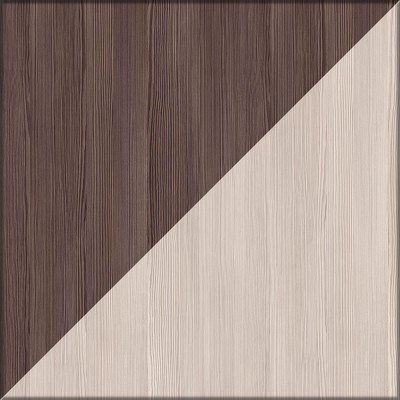 Лира ГК Прихожая 2 Два х Тумба под обувь + Два х Вешалка с зеркалом, цвет бодега тёмный/бодега светлый, ШхГхВ 200х33х185 см., универсальная сборка