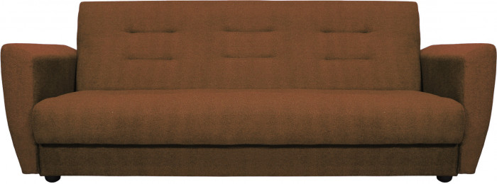 Диван Лира 140 коричневый ППУ