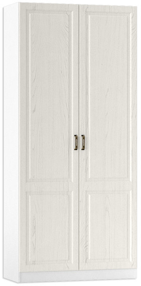 Ливерпуль Шкаф для одежды, ясень ваниль/белый