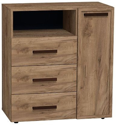 Тумба для обуви высокая Nature 89, дуб табачный