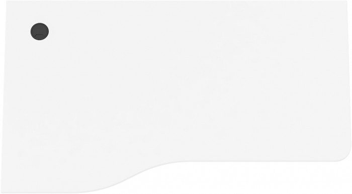 письменный стол С-МД-1-04, белый шагрень