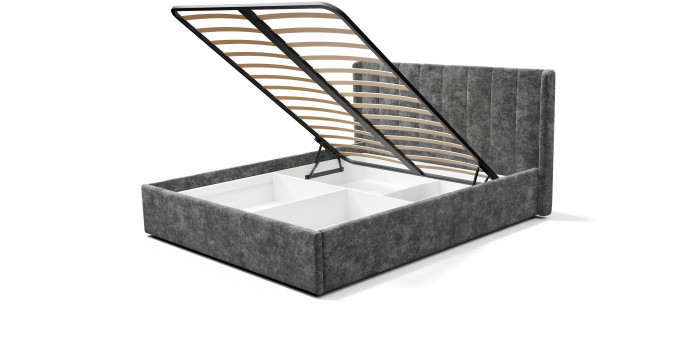 Кровать с подъемным механизмом Версаль КР-13 (1,4м), Грифельный