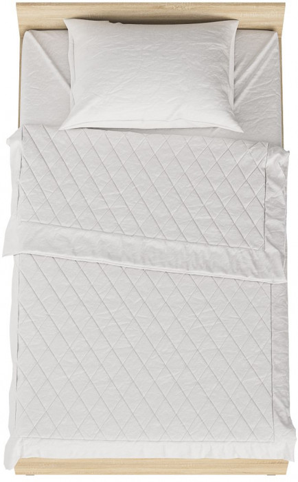 Мори Кровать 1200, цвет дуб сонома, ШхГхВ 123,5х203,5х70 см., сп.м. 1200х2000 мм., без матраса, основание есть