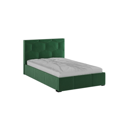 Манука Кровать интерьерная 120 изумруд, ортопед