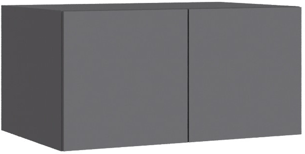 Модульная гостиная Мадрид, композиция 6, Белый/Графит серый