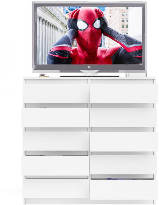 Мори Комод МК1200.10, цвет белый, ШхГхВ 120,4х41х115 см.