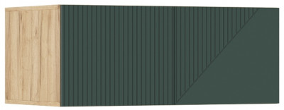 Антресоль к шкафу Ирис (900), Крафт золотой/Браш мени грин