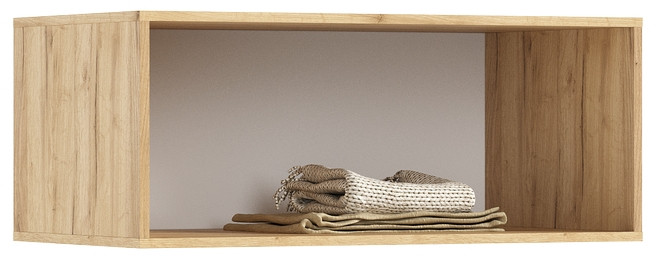 Антресоль к шкафу Ирис (900), Крафт золотой/Браш мени грин