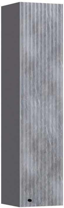 Оливия Шкаф навесной (Глиняный серый, Шарли мокко)