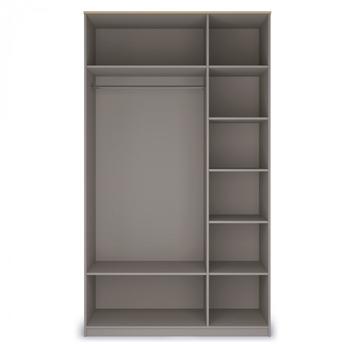 Шкаф распашной трехдверный с зеркалом Капри 2