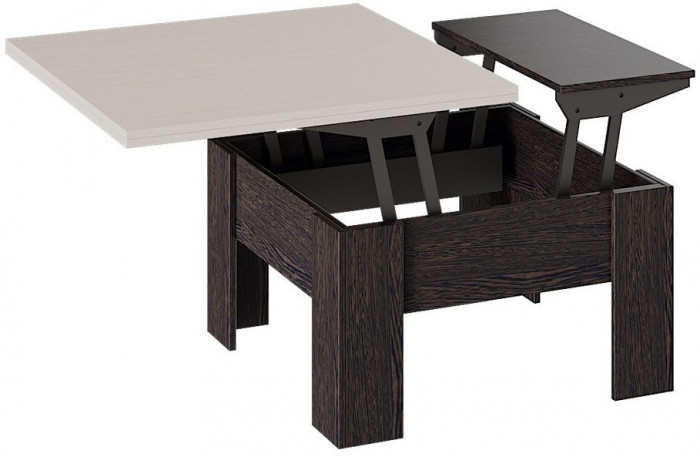 Стол журнальный Тип 10 (Дуб Крафт Белый)