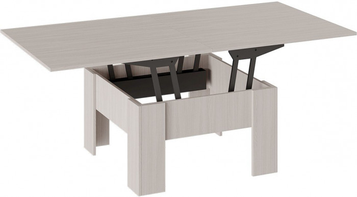 Стол журнальный Тип 10 (Дуб Крафт Белый)